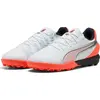 Image de Chaussures de football Puma King Match Tf pour enfants, blanc, taille 37 1/2, blanc, taille 37 1/2