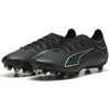 Image de Puma ULTRA 6 MATCH FG/AG PUMA Noir-Fizzy Light-Green Terrain 42.5