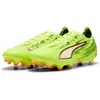 Image de PUMA Ultra 6 Match FG/AG, Football, Hommes, Noir, Vert, Adulte, Monotone, Attache à nouer