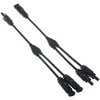 Image de Câble De Connexion Solaire Mc4, Câble De Connexion Pour Panneau Photovoltaïque, Forme En Y, Étanche Ip67, Pour Panneau Solaire..
