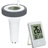 Image de Thermomètre De Piscine Flottant Sans Fil   Récepteur Numérique Intérieur/extérieur   Plage -40°c À +70°c   Écran Lcd Clair