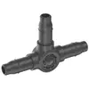 Image de Raccord en T GARDENA 13211-20 pour tuyau 3/16 (4,6 mm) Pack de 10 Plastique Noir - Neuf