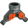 Image de Valve 2 voies Gardena, pour robinets avec filetage de 26,5 mm (G3/4)