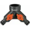 Image de Valve 2 voies Gardena, pour robinets avec filetage 33,3 mm (G1)