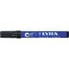 Image de Lyra Marqueur permanent noir largeur de trait 2-6mm résistant à l'eau - 4010099