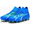 Image de Puma ULtra PRO FG/AG Chaussures de football hommes bleu pro vert Gr 45