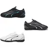 Image de Puma Vitoria TT Chaussures de football pour enfants gazon artificiel noir/blanc J11