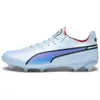 Image de Puma King Ultimate FG/AG Chaussures de football hommes argent sky noir UE 39