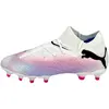 Image de Puma Future 7 Pro FG/AG Chaussures de football hommes blanc noir rose Gr 45