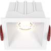 Image de Maytoni Plafonnier Alfa LED en aluminium et plastique blanc 15W pour cuisine, chambre à coucher, salon, salle à manger, lobby