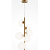 Image de Lampe à suspendre, métal, or, D 29 cm