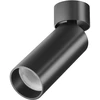 Image de Plafonnier LED, métal, noir, spot flexible