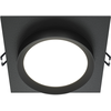 Image de Luminaire encastré, métal noir 1x GX53, diamètre 11cm