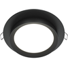 Image de Luminaire encastré, métal noir, 1x GX53, diamètre 11cm