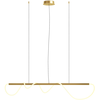 Image de Suspension LED, aluminium doré, H 150 cm