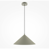 Image de Maytoni Lampe à suspendre Cône Gris 1xE27 40W Design moderne Couverture métallique