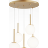 Image de Maytoni Lampe à suspendre Basic form Gold MOD321PL-05G1