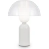 Image de Lampe de table blanche avec dôme en verre Memory 1xE14 40W Maytoni