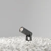 Image de Spot de jardin martelé graphite à LED encastrées 5W Bern Maytoni