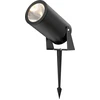 Image de Spot de jardin martelé graphite à LED encastrées 30W Bern Maytoni