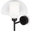 Image de Maytoni Memory Applique murale, 1xE14, 40W, verre, métal, noir, IP20, options de gradation