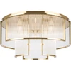 Image de Plafonnier Frame doré 9xE14x60W en métal, dimensions : 33x65x65 cm, IP20, Maytoni
