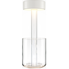 Image de Lampe de table LED AI Collaboration blanche 3 W, nuances de blanc, 120 lm, verre, dimensions : 34,8 x 12 x 12 cm, IP20, Maytoni