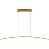 Image de Lampe suspendue arc de cercle minimaliste en laiton Lumière Réflexion LED 15W Maytoni