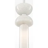 Image de Suspension Kyoto blanche 1xG9x28W, effet marbre, dimensions : 336,5 x 10 x 10 cm, IP20, Maytoni
