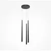 Image de Maytoni Lampe à suspendre Cascade noir MOD132PL-L18BK