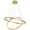 Image de Maytoni Rim Suspension Led Rim En Laiton, Intensité Variable, 3000-4000k