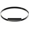 Image de Plafonnier LED rond RIM noir et blanc 35 W, lumière réglable (chaude / neutre), 2975 lm, aluminium, dimensions : 3,5 x 60 x 60 cm, IP20, Maytoni