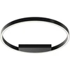 Image de Maytoni Rim Plafonnier Semi-encastré À Led Rim, Noir, 3000-4000k, À Intensité Variable