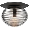 Image de Maytoni plafonnier noir verre sphère Reels 1xE27 60W décoratif IP20