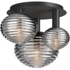 Image de Maytoni Plafonnier Noir Reels 3xE14 40W Verre Sphères Moderne IP20