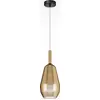 Image de Lampe suspendue Duality à abat-jour en verre doré 1xE27 60W Maytoni