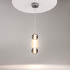 Image de Maytoni Lampe à suspendre moderne chrome verre LED 16W Drop Collection 3000K 2000lm