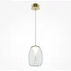 Image de Suspension LED Splash dorée et transparente, 7 W, blanc chaud, 620 lm, aluminium, dimensions : 333,1 x 20 x 20 cm, IP20, Maytoni