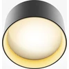 Image de Spot de plafond noir avec intérieur doré circulaire Ø14cm LED 15W Vega Maytoni