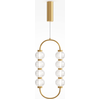 Image de Maytoni Amulet suspension, 16W LED, doré, 3000K, 700lm