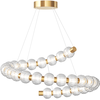 Image de Amulet LED 40W suspension moderne sur tube doré Maytoni