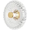 Image de Maytoni Amulet Round Applique Murale Moderne 35 Cm Dorée 3000 K 360 Lm Abat-jour En Verre