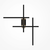 Image de Applique murale LED Halo noire 24 W, nuances de blanc, 750 lm, aluminium, dimensions : 78 x 68 x 9,5 cm, IP20, Maytoni