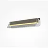 Image de Applique murale LED en forme de barre avec cache-lumière en verre FLAT, noir, 10 W, lumière chaude, 1 150 lm, verre, dimensions : 8,2 x 43 x 11 cm, IP20, Maytoni