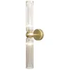 Image de Applique Maytoni Antic Doré Cognac, Verre Strié G9x2