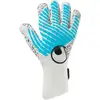 Image de Uhlsport Fm Cybertec Supergrip+ Finger Surround - blanc/bleu cyan/noir, Taille:7