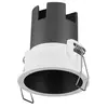 Image de LEDVANCE SPOT TWIST downlight encastré, noir, 5W, 400lm, 830 WT, 70mm de diamètre, couleur de lumière blanc chaud, jusqu'à 90% d'économie d'énergie par rapport aux downlights halogènes, montage simple, 3000K
