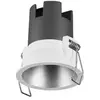 Image de LEDVANCE SPOT TWIST downlight encastré, argent, 5W, 400lm, 830 WT, 70mm de diamètre, couleur de lumière blanc chaud, jusqu'à 90% d'économie d'énergie par rapport aux downlights halogènes, montage simple, 3000K