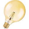 Image de Ampoules LED OSRAM, édition Vintage, remplacement de 35 watts, E27, Globe, 2400 Kelvin, lumière chaude de confort, verre clair, single pack