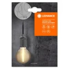 Image de Suspension Vintage Bobbin Grise Design Vintage, Douille E27, Gris Métallique - Ledvance